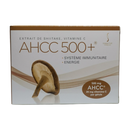 Symactive - AHCC 500+ en 60 capsules Symactive - AHCC 500+ en 60 capsules